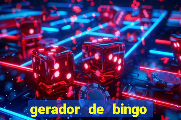 gerador de bingo de palavras